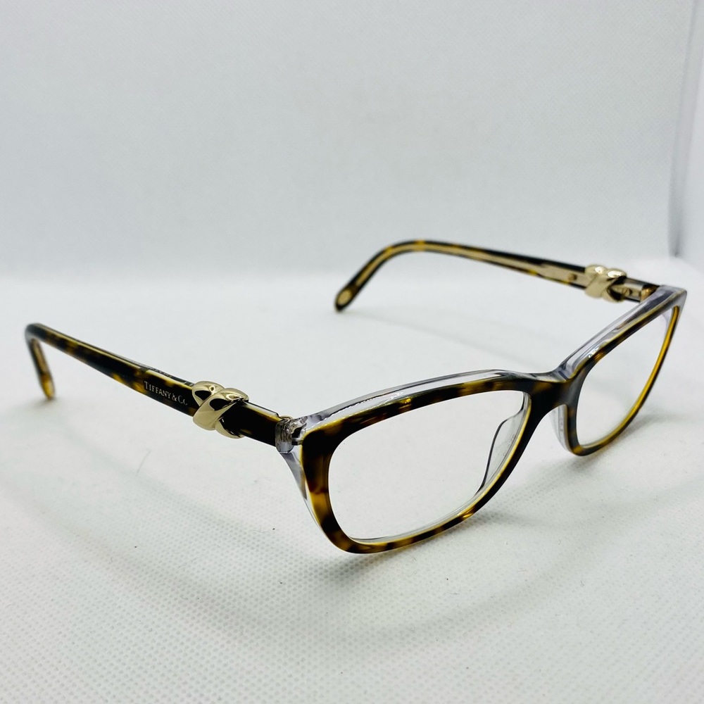 EUC Tiffany & Co Havana TF2075 Cat Eye RX Eyeglasses - Picture 3 of 14